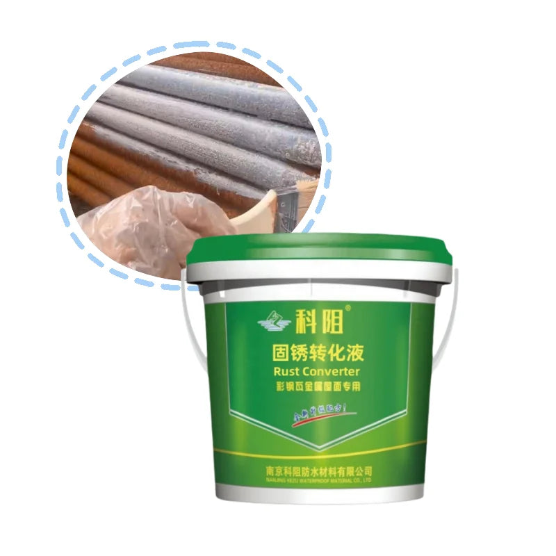 Transparent Rust Fixer Strengthens Metal Buildings to Resist Corrosion