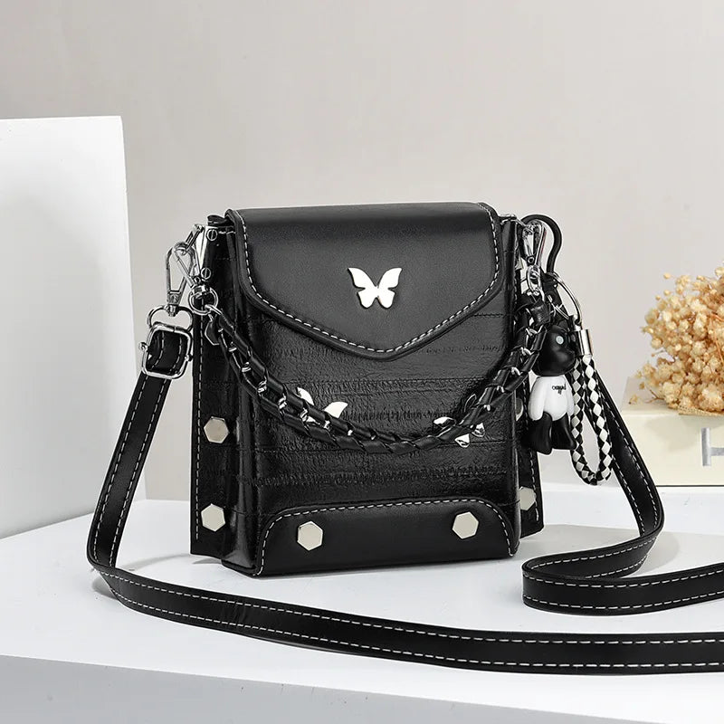 2024 Wholesale Fashionable Girls' Handbags with Zipper Closure Trendy Ladies' Mobile Phone Bags Women's Shoulder Bags