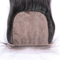 Undetectable Invisible Knot Top Closure for Women 4*4 Natural Hairline Remy Grade Brazilian Human Hair with Silk Base