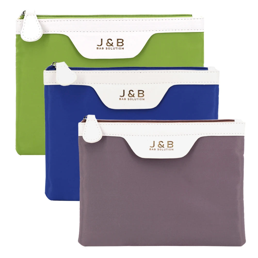 Factory Custom Recycle Waterproof Nylon Fabric Toiletry Cosmetic Bag Personalized Design Beauty Makeup Zipper Pouch OEM