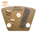 Trapezoid 1/4 Quarter Round PCD Scraper for Epoxy or Paint Coatings Removing
