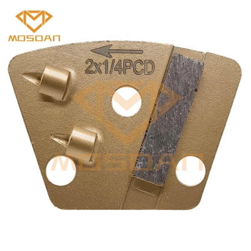 Trapezoid 1/4 Quarter Round PCD Scraper for Epoxy or Paint Coatings Removing