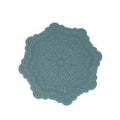 2025 New Novelty Korean Lace Pattern Elegant British Style Induction Cook Top Pad Silicone Heat Insulated Mat