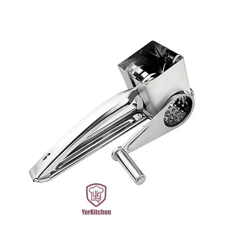 Rotary Stainless Steel Cheese Grater Kitchen Craft Metal Tool