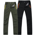 New Men's Autumn Outdoor Thick Waterproof Hiking Trousers Climbing Pants