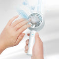 Air Conditioner Fan the Mini Portable Ice Cooling Refrigerating Pad Handheld Cooling Fan That Blows Cold Air