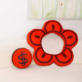Comfortable Art Soft Custom Round Pillow Cover Evil Eye Miracle Sofa Sublimation Cushion Pillow With PP Cotton for Home Decor