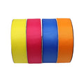 Wholesale 75mm Double Face 100% Polyester Solid Color Grosgrain Ribbon with Embroidered Technics for Bows