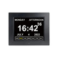 Pros 8" Large Digital Day Date Time Calendar Alarm Dementia Clock 3 Medication Reminders Auto Dimmable Memory Loss Alzheimer's