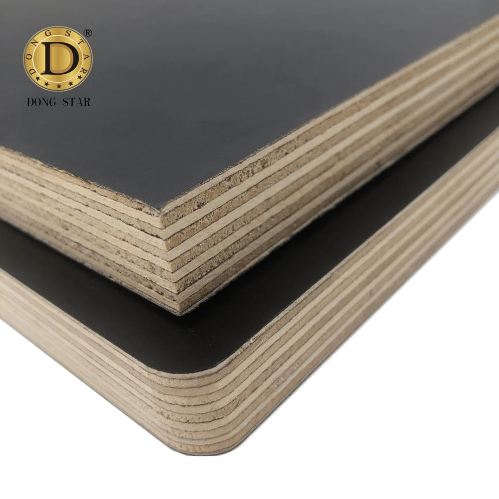 High-Strength First-Class Grade Poplar Core Film Faced Plywood for Outdoor Formwork Shuttering Applications