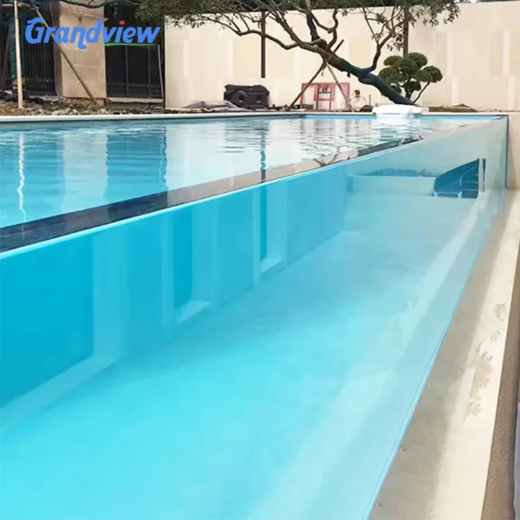 Grandview Thick Acrylic Wall Panel for Transparent Infinity Edge Acrylic Kids Pool