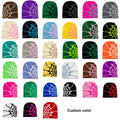 Wholesale Y2K Spider Web Beanie Custom Logo Acrylic Knitted Skull Cap for Women and Men Winter Warm Outdoors for Business