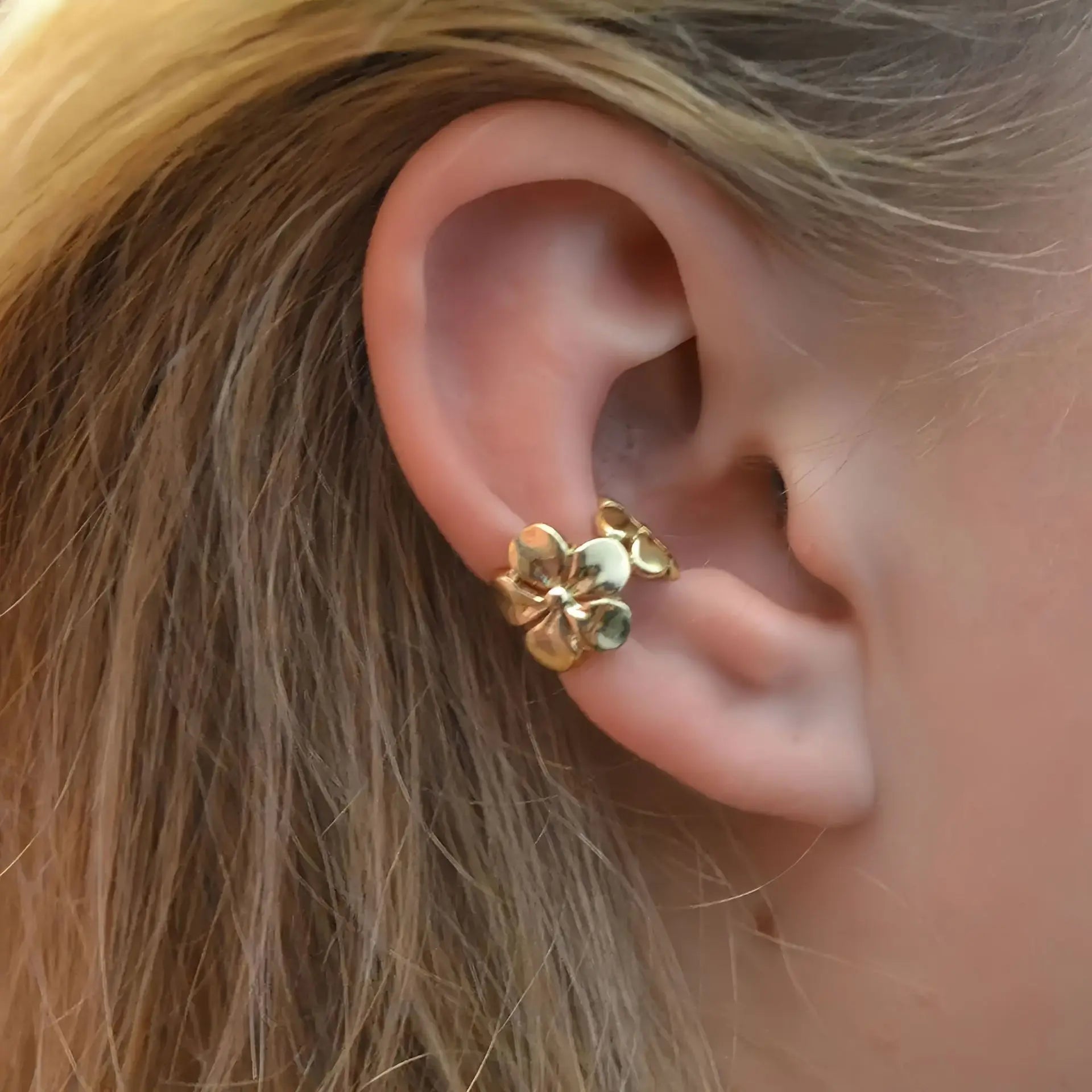 New Arrival Three Pairs in Vintage Geometric Style Classic Earring Dainty 18K Gold Stainless Steel Hoop Earrings Sets