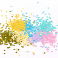 Wholesale Solvent-Resistant Macaron Colors Polyester Crystal Glitter Powder Nail Gel Crafts Paints Shaped 1kg Minimum Order