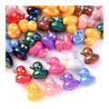Mix Design Aurora Effect DIY Jewelry Supplies Colorful Acrylic Loose Beads Duck Rabbit Paw Bear Shape Pens Bracelets Keychains