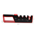 4-in-1 Professional Kitchen Knife Sharpener High Quality Steel Precision Scissors and Whetstone Tools with Adjustable Angles