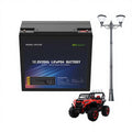 Delongtop LFP1220 12V LiFePO4 20Ah Lithium Battery for Golf Trolley & Remote Control with >6000 Cycles