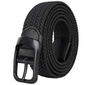 Unisex Stretch Braided Woven Belts without Holes Casual Elastic Fabric Outdoor Belts for Men and Women