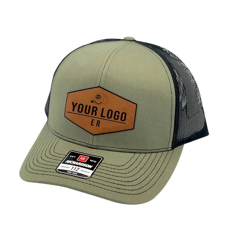 Richardson 112 Shape Unisex Trucker Hats Custom Logo Snapback Meshback Adjustable Embroidery Fashion Outdoor Casual Sports Caps