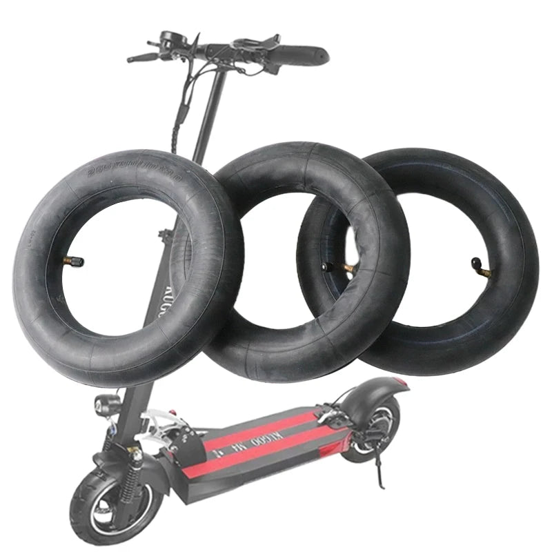 New Image Electric Scooter Tire 10x3.0/255x80 Inner Tube with Bent Valve for Kick Scooters High Friction Camera Compatibility