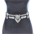 New Rhinestone Leaves Coin Tassels Women Belt Multi Flower Women's Belt Fashion Waistchain