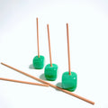 Huiying Latest Design Carved Green Aventurine Jade Incense Cone Holder Modern