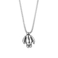 15+ Factory Custom Stainless Steel Cartoon Character Imitation Pearl Link Chain Pendant Necklace for Anniversary Gift Party