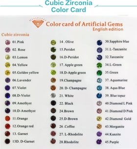 LONGYIN Wholesale Factory Direct COLOR Fancy Cut Gemstone Synthetic Cubic Zirconia CZ Stone Prices