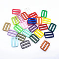 Deepeel BF735 16/20/25mm Backpack Bag Strap Accessory Tri-Glides Adjuster Plastic Slider Buckle
