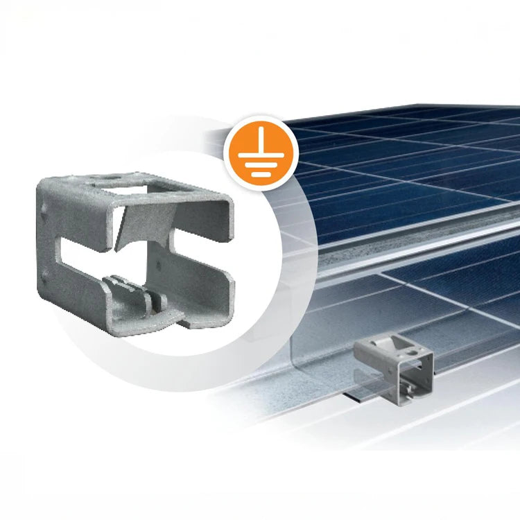 PowAR Snaps Mounting Clip for PV Modules Solar Panel Fasteners Solar Panel Mounting System
