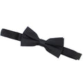 Never-out Handmade Adjustable Classic Solid Color Black Satin Pretied Durable Polyester Gentleman Good Evening Tuxedo Bow Tie
