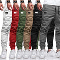 Breathable Latest Wholesale Customized Plus Size Cargo Pants Baggy Goggers Elastic Waist Sports  Men's Pants Trousers