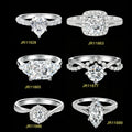 Wholesale Price Jewelry Bling Cubic Zircon Stones 925 Silver Women's Ring for Promotional Program