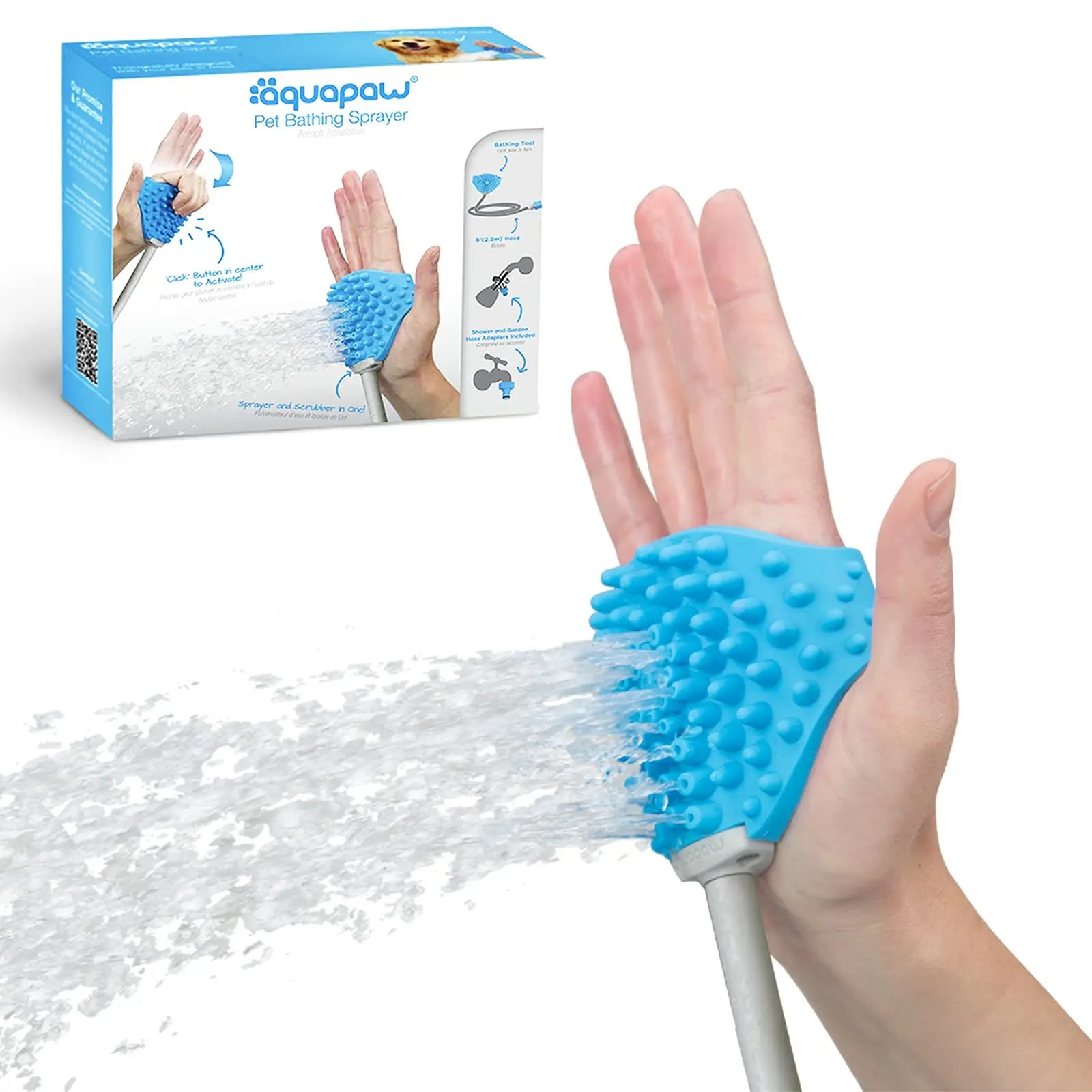 Hotsale Pet Massage Pet Shower Sprayer Bathing Tool Grooming Dog Bath Brush Sprayer