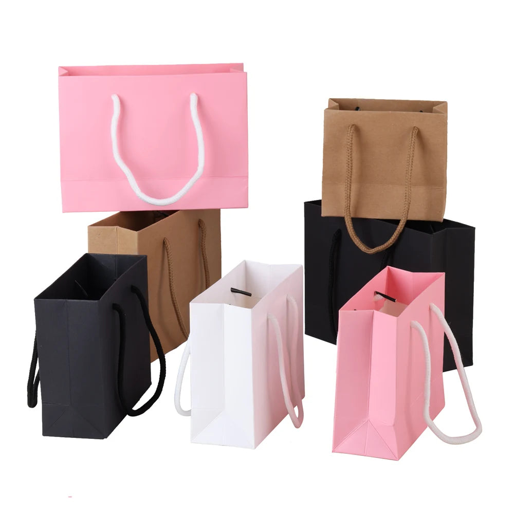 Custom Cowhide Tote Bag Paper Gift Bag for Jewelry Blank Packaging & Printing Product