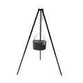 Spot Good Aluminum Alloy Outdoor Camping Cooking Durable Length Adjustable Bonfire Campfire Tripod Hanging  Stand