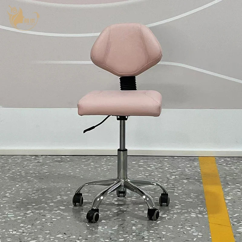 Saddle Stool for Doctors Nurses Assistants Dental Chair with Adjustable Height and Swivel