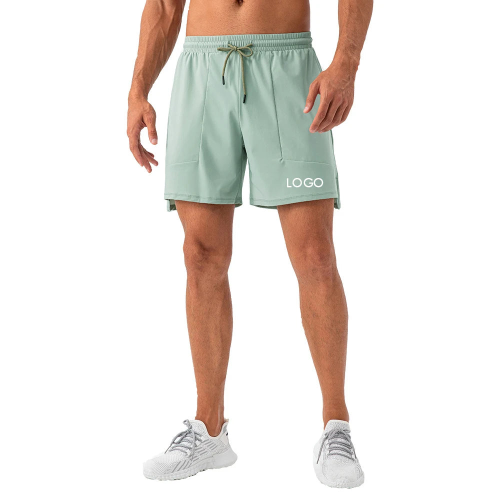 Men's Sporty Workout Shorts Loose Fit Lounge Sweat Shorts with Pockets Solid Pattern Anti-Wrinkle Plain Dyed