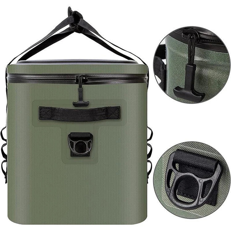 Camping and Picnics Large Capacity Waterproof TPU Insulated Cans Use High Quality Reusable Soft Cooler Bag