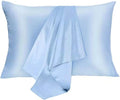 Luxury  Pillowcases for Hair & Skin-Eco-Friendly Home Use Queen Size Super Soft Silky Pillow Cover with Zipper Closure