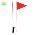 Cheap Custom Bicycle Flags Polyester Material Custom Logo Printing Bike Advertising Safety Flags Lightweight