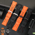 Factory Wholesale Waterproof Silicone Watch Strap Big Size Luxury Rubber Strap 28MM Rubber Watch Wrist Band for Smart Watch