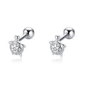 Dainty NEW 16G 316L Stainless Steel Earring Studs for Piercing Cubic Zirconia Stud Cartilage Helix Pierced Earrings Ear Jewelry