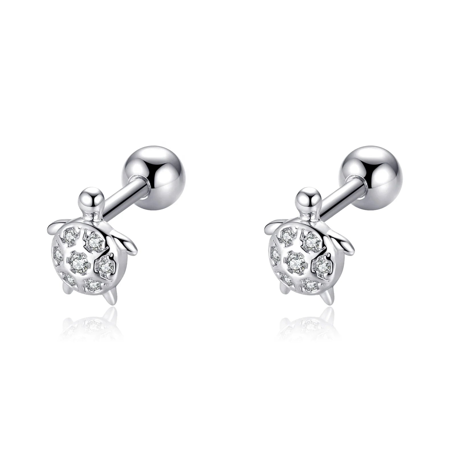 Dainty NEW 16G 316L Stainless Steel Earring Studs for Piercing Cubic Zirconia Stud Cartilage Helix Pierced Earrings Ear Jewelry