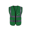 Wholesale Reflective Vest Safety Strip Personal Security Multi Pocket Vest With Custom Logo