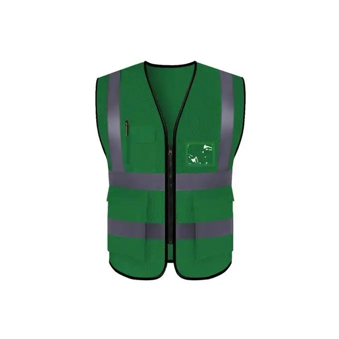 Wholesale Reflective Vest Safety Strip Personal Security Multi Pocket Vest With Custom Logo