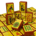 Vintage Custom Multi-color Enrobed Mahjong Tiles