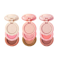 Wholesale Face Makeup Pink Color Blusher Pressed Powder Long-lasting Waterproof Highlighter Bronzer Eye Shadow Blush Palette