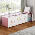2022 Hot-Selling 4 Cube Floor Wardrobe Cabinet Small Storage Combination for Bedroom Balcony Living Room Furniture Bay Window