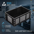 KEXING Durable Conductive PP ESD Bins for Laboratory Workshop Electronics Warehouse Storage